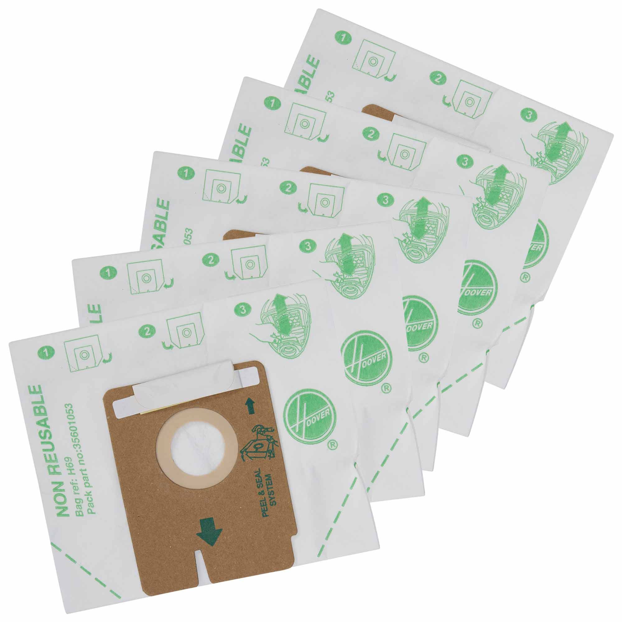 Hoover H69 Paper Vacuum Cleaner Bags