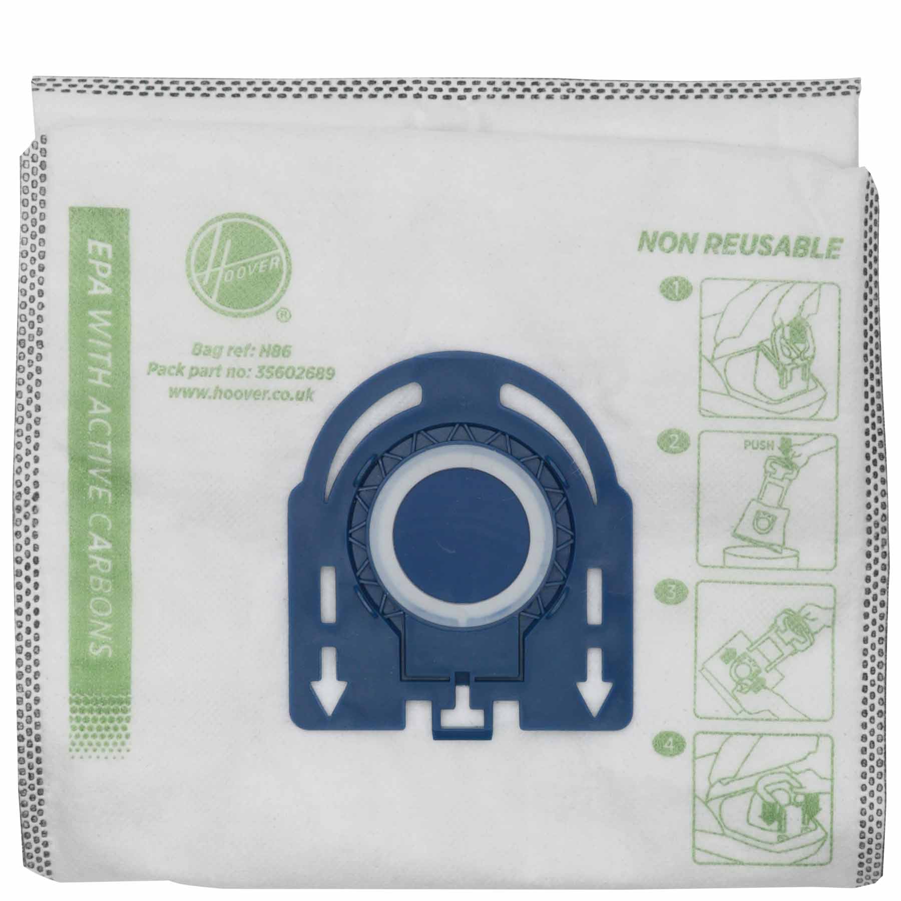 Hoover H86 Microfibre Vacuum Cleaner Bags