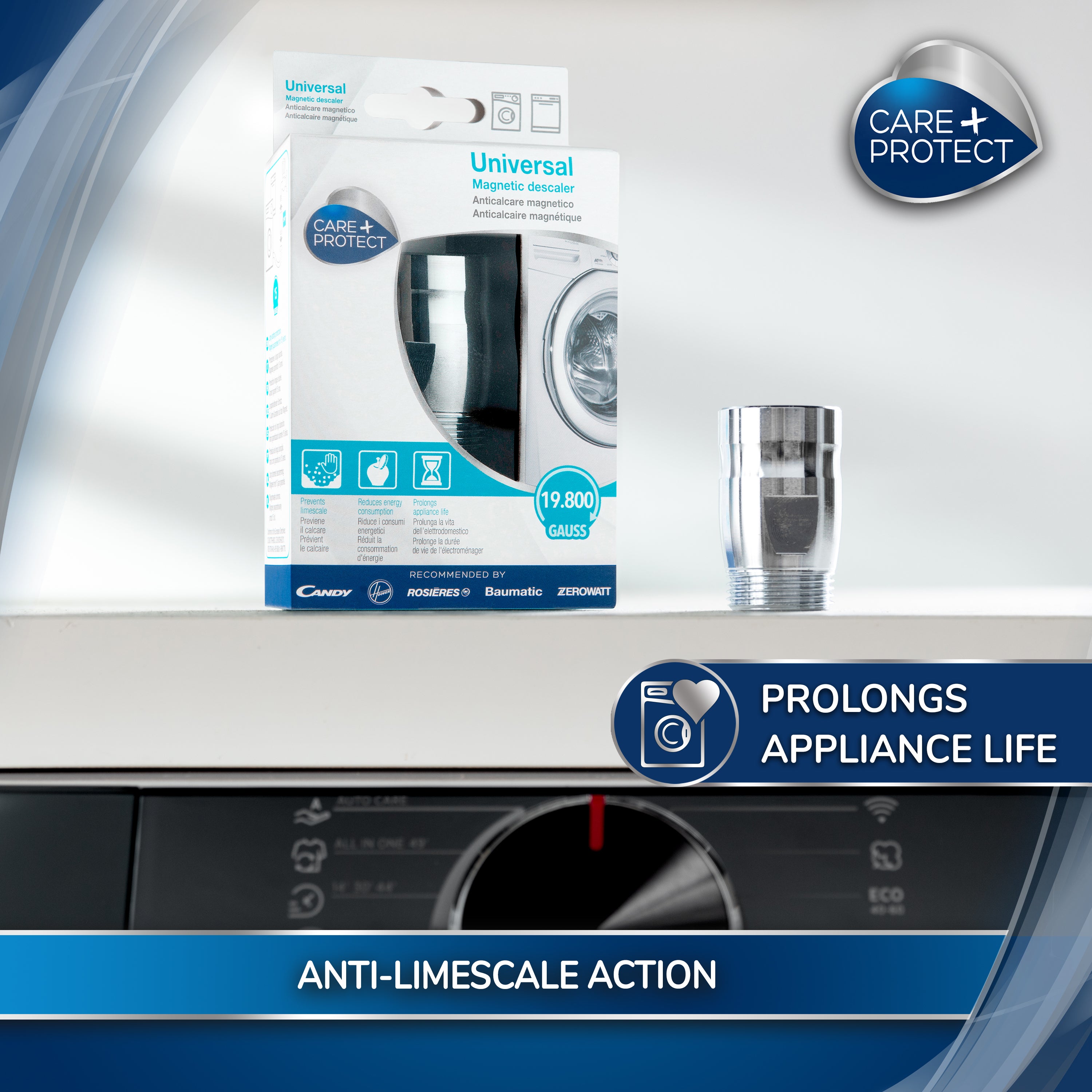 Magnetic Descaler for Washing Machine and Dishwasher