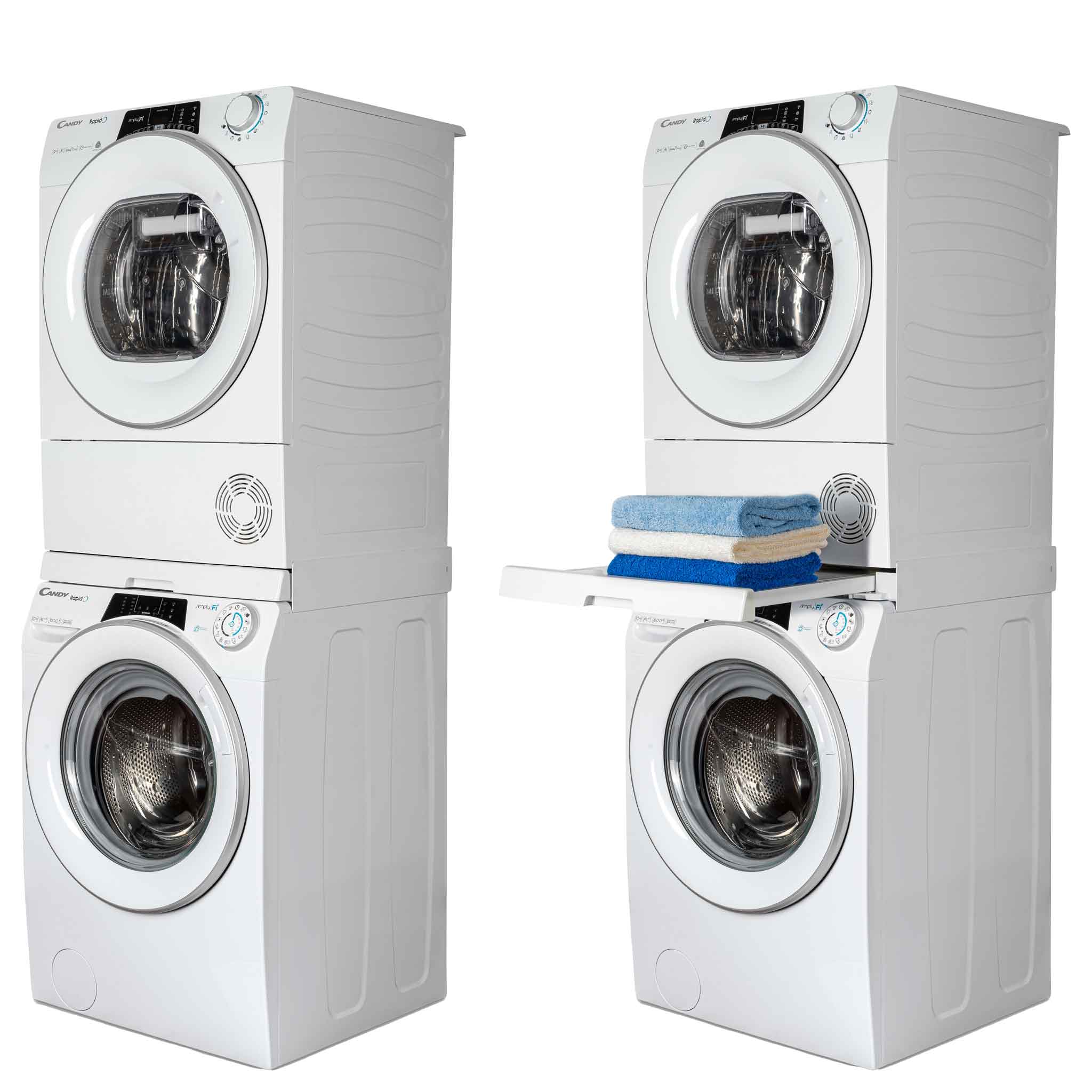 Universal Stacking Kit with Sliding Shelf
