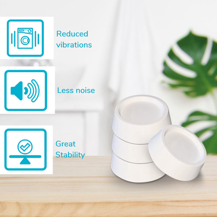 Universal Anti-Vibration Rubber Foot Pads