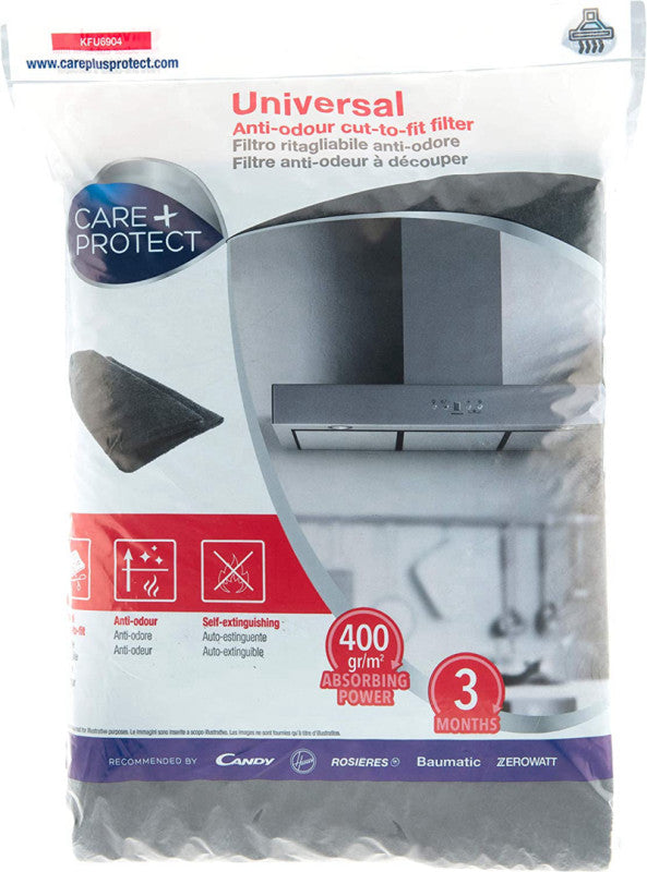 Universal Anti-Odour Cut to Fit Cooker Hood Filter - MyCarePlusProtect