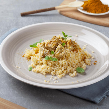 Curry chicken with Bulgur