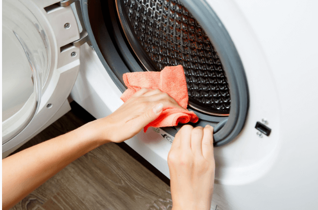 How do you degrease a washing Machine