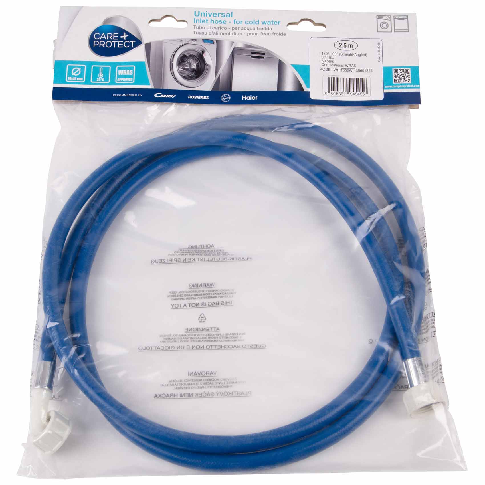 Universal Cold Water Drain Hose 2.5m