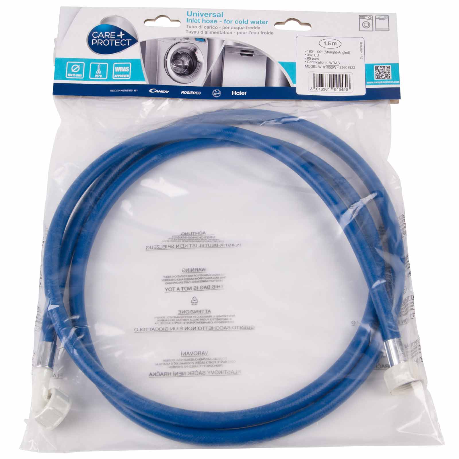 Universal Cold Water Drain Hose 1.5m