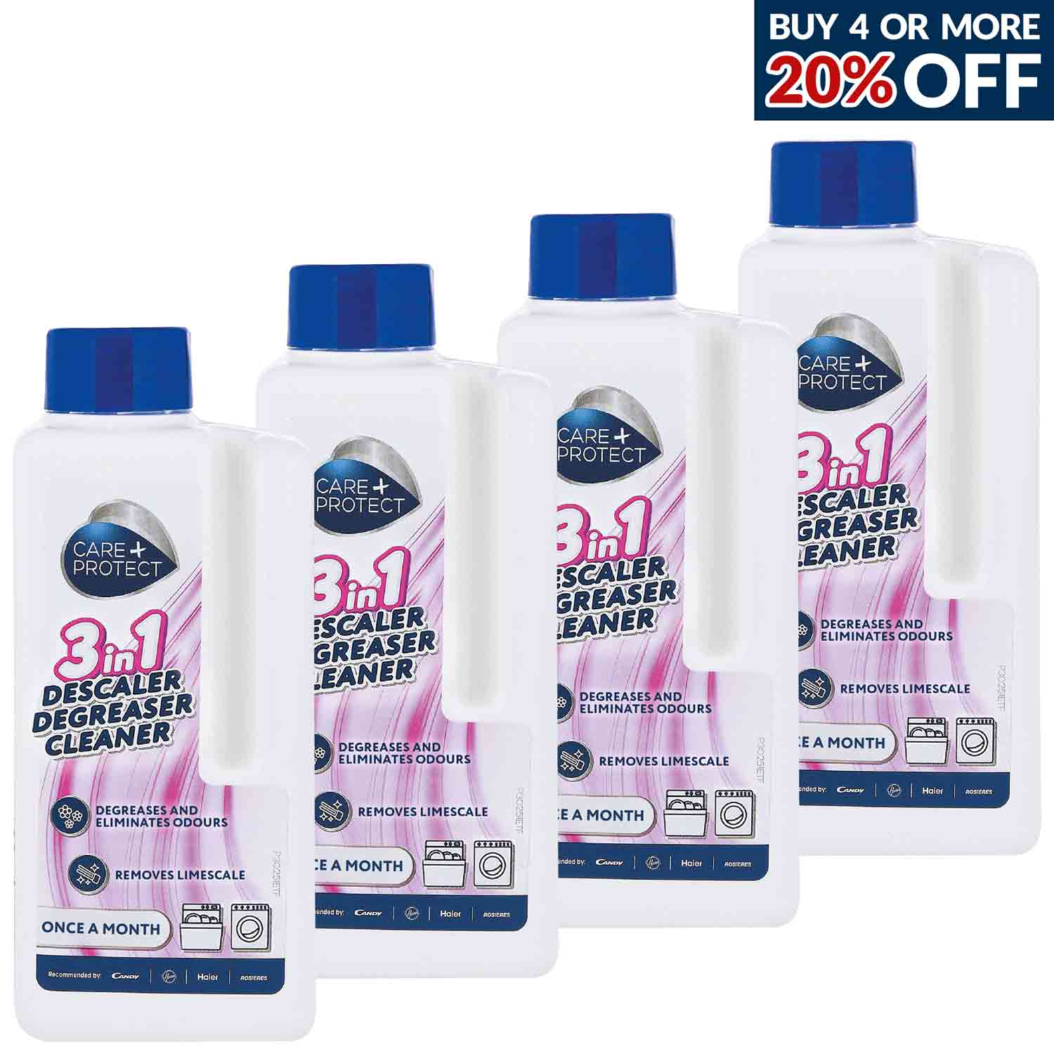 Universal 3-in-1 Liquid Cleaner for Dishwasher and Washing Machine
