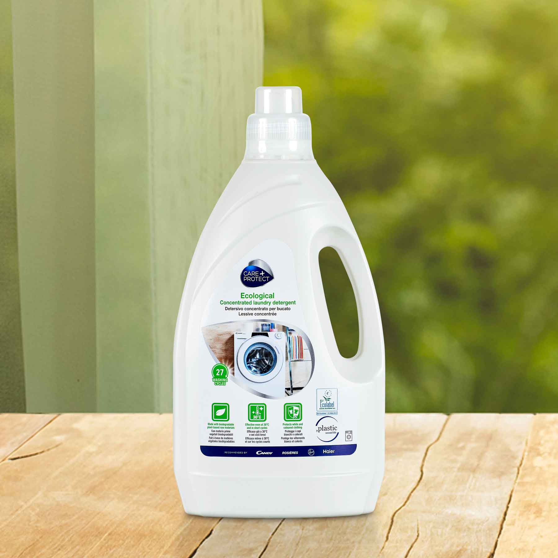 Ecological concentrated laundry detergent