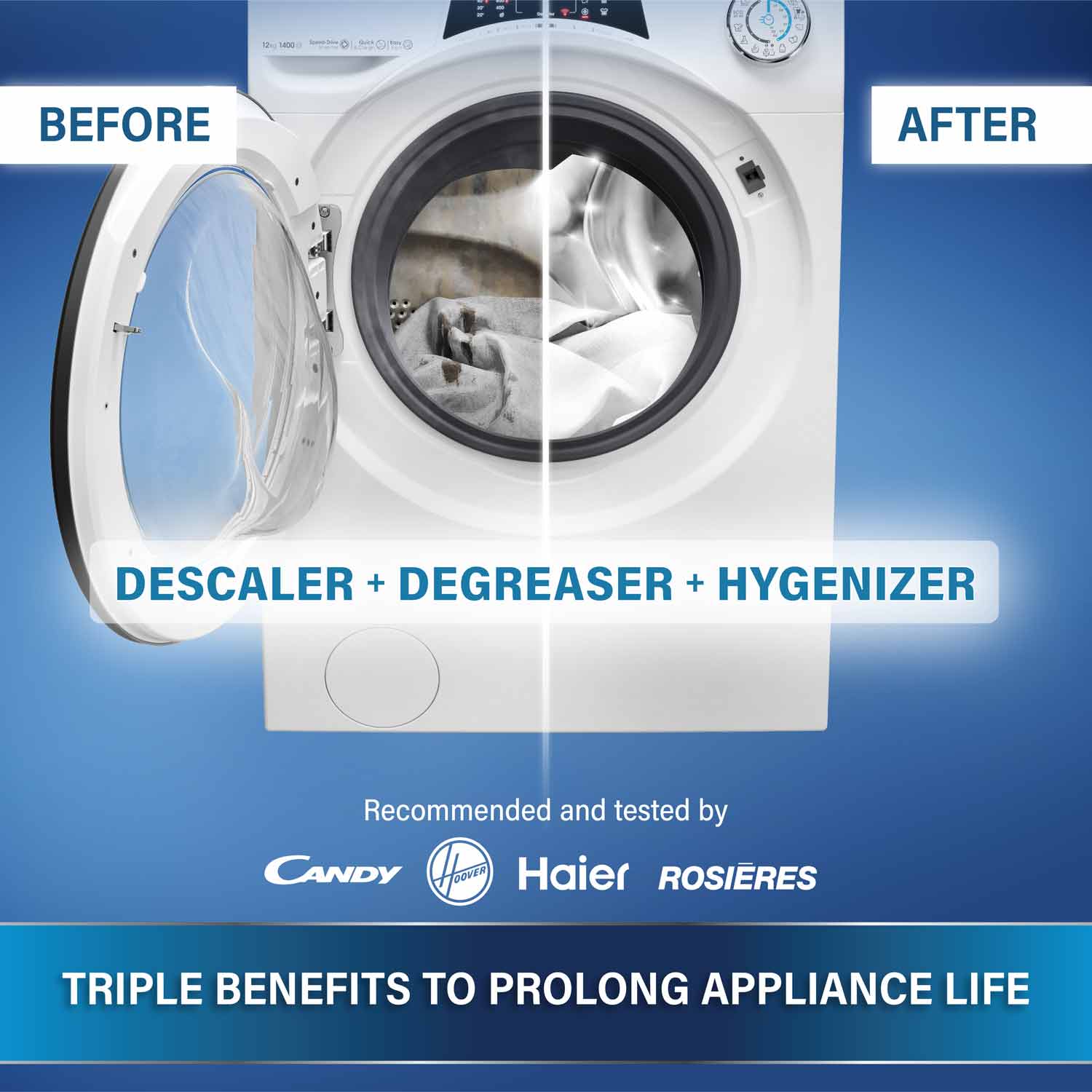 Triple Power Pod Descaler Dishwasher And Washing Machine