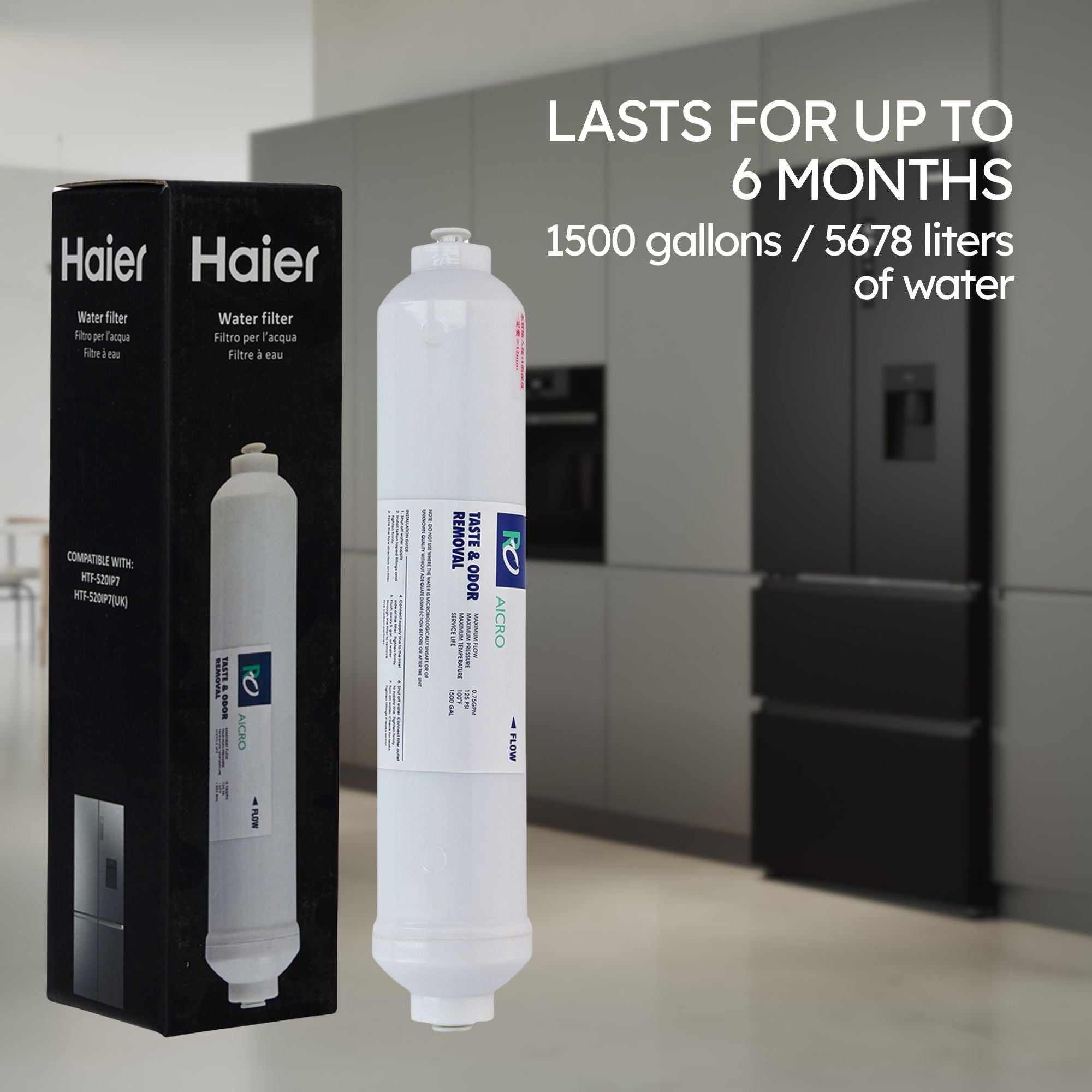 Haier HAWFILT42K Fridge Water Filter Full Kit