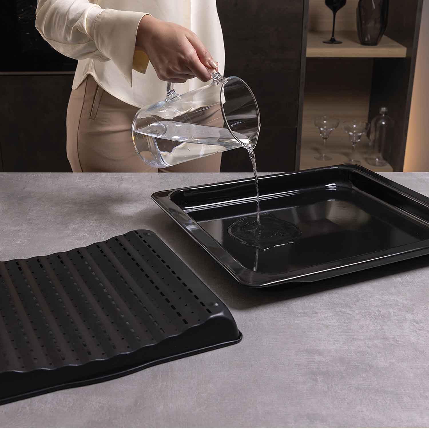 Haier Universal 2in1 BBQ and Steam Cooking Oven Tray