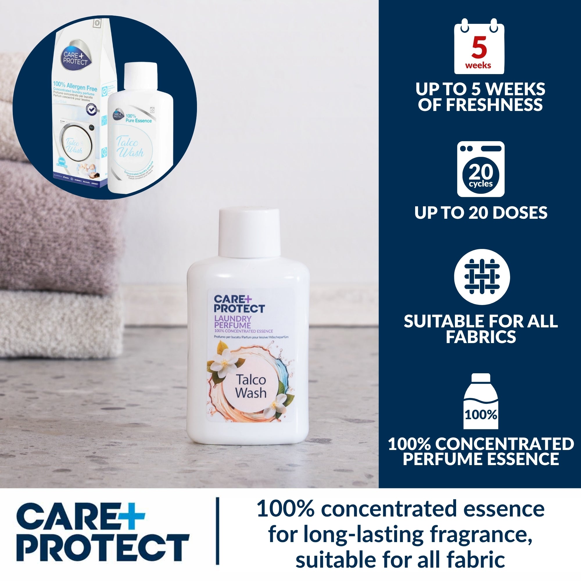 Talco Wash Hypoallergenic Laundry Perfume 100ml/400ml