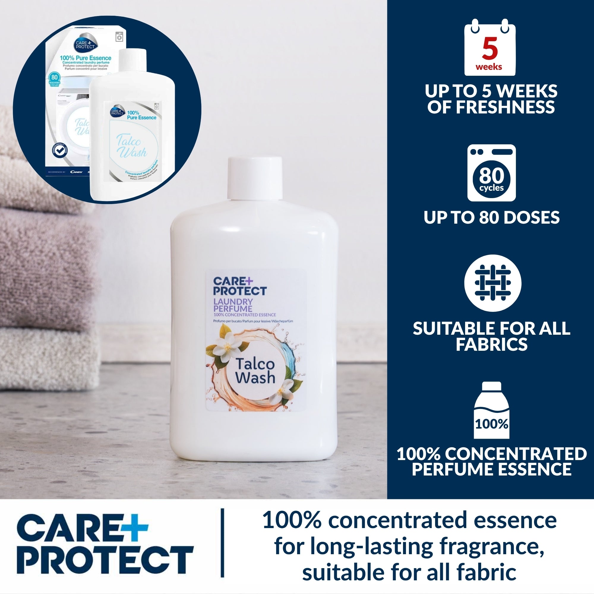Talco Wash Hypoallergenic Laundry Perfume 100ml/400ml