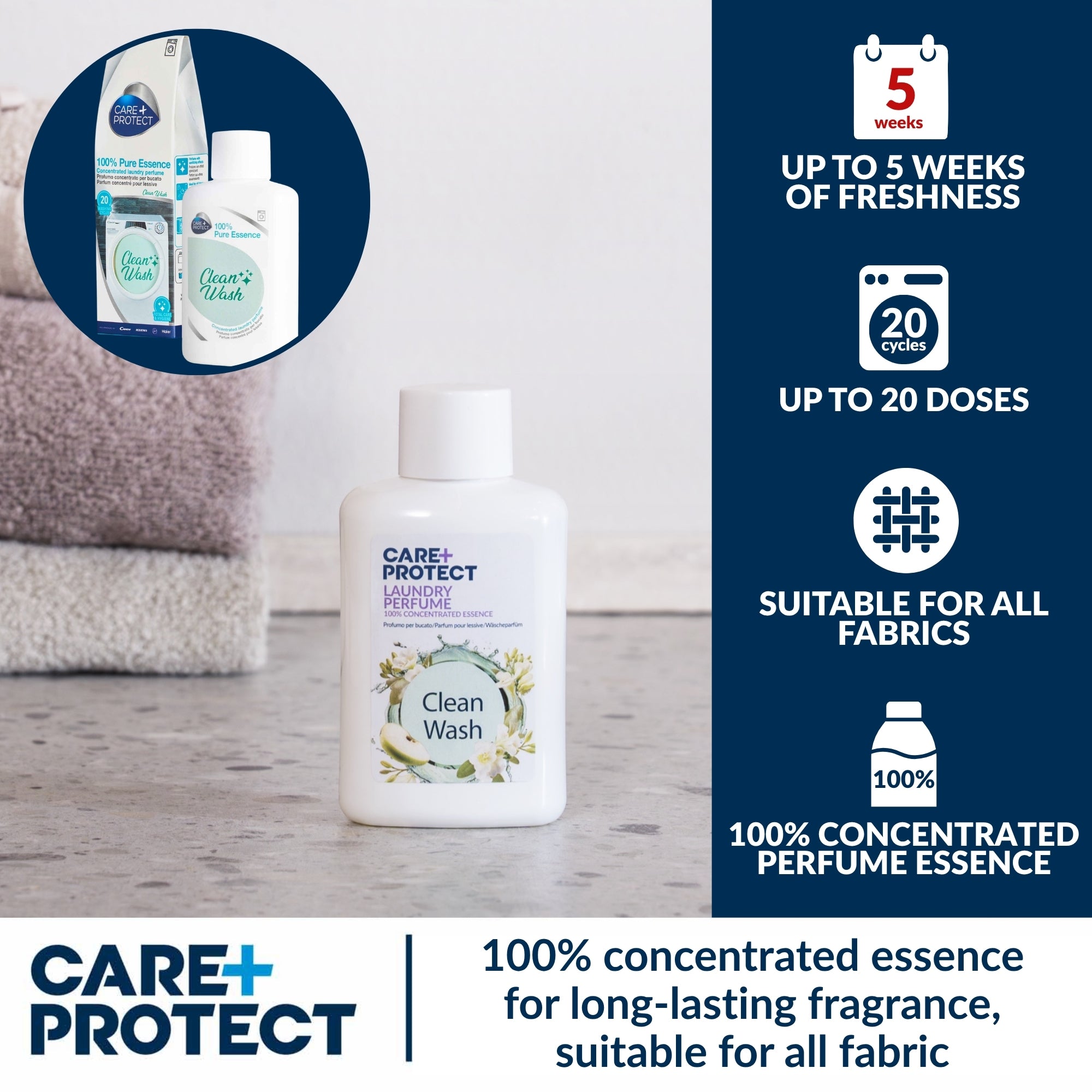 Clean Wash Sanitizing Laundry Perfume 100ml/400ml