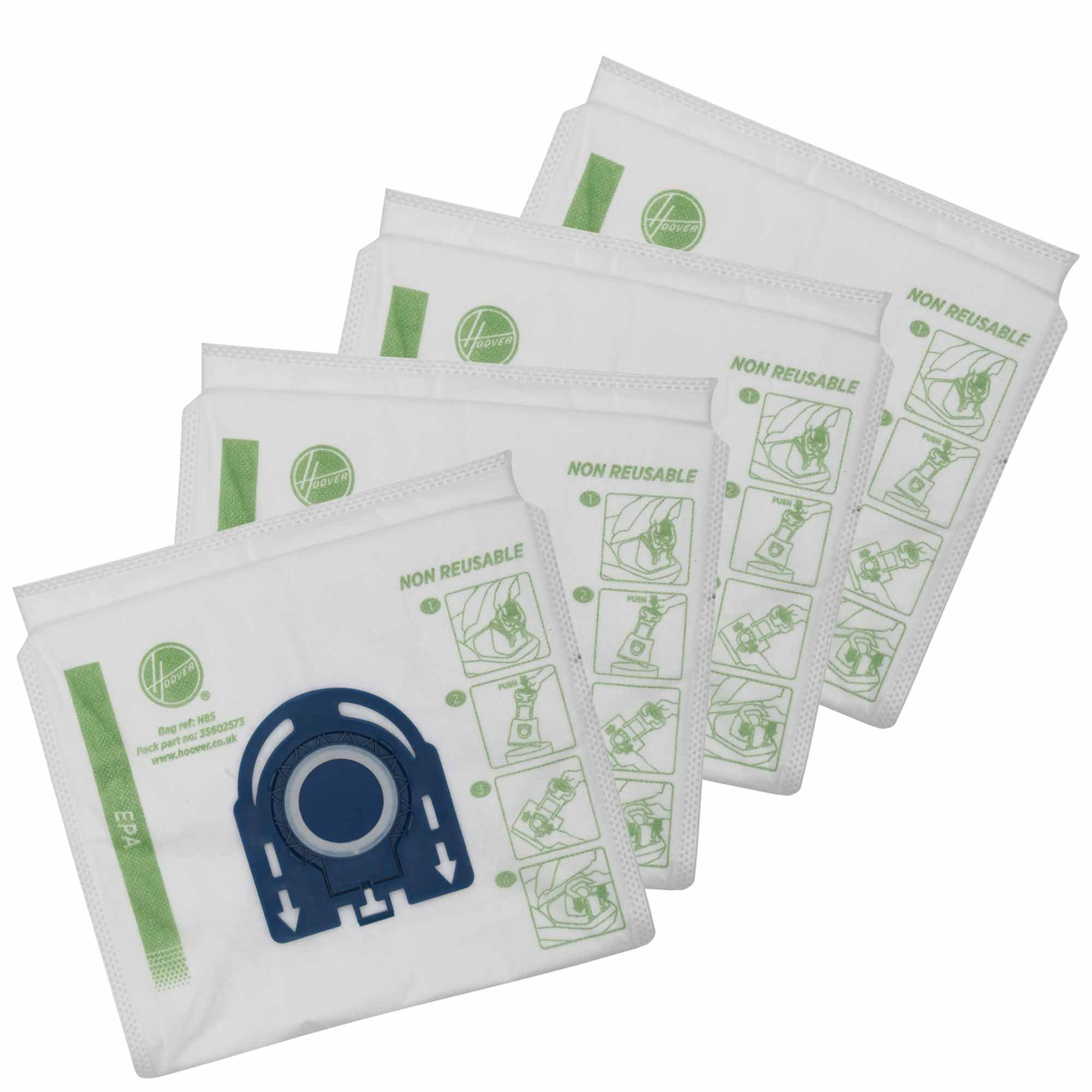 Hoover H85 Microfibre Vacuum Cleaner Bags