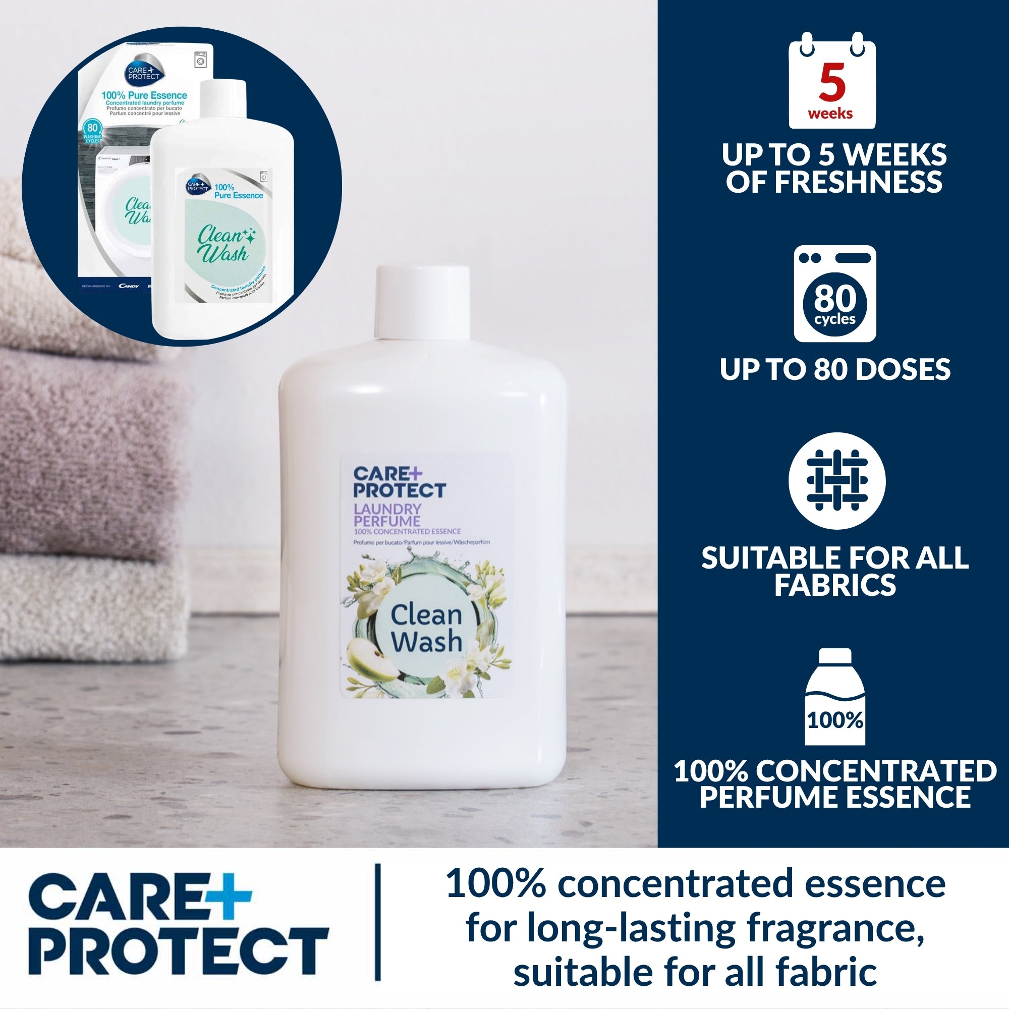 Clean Wash Sanitizing Laundry Perfume 100ml/400ml