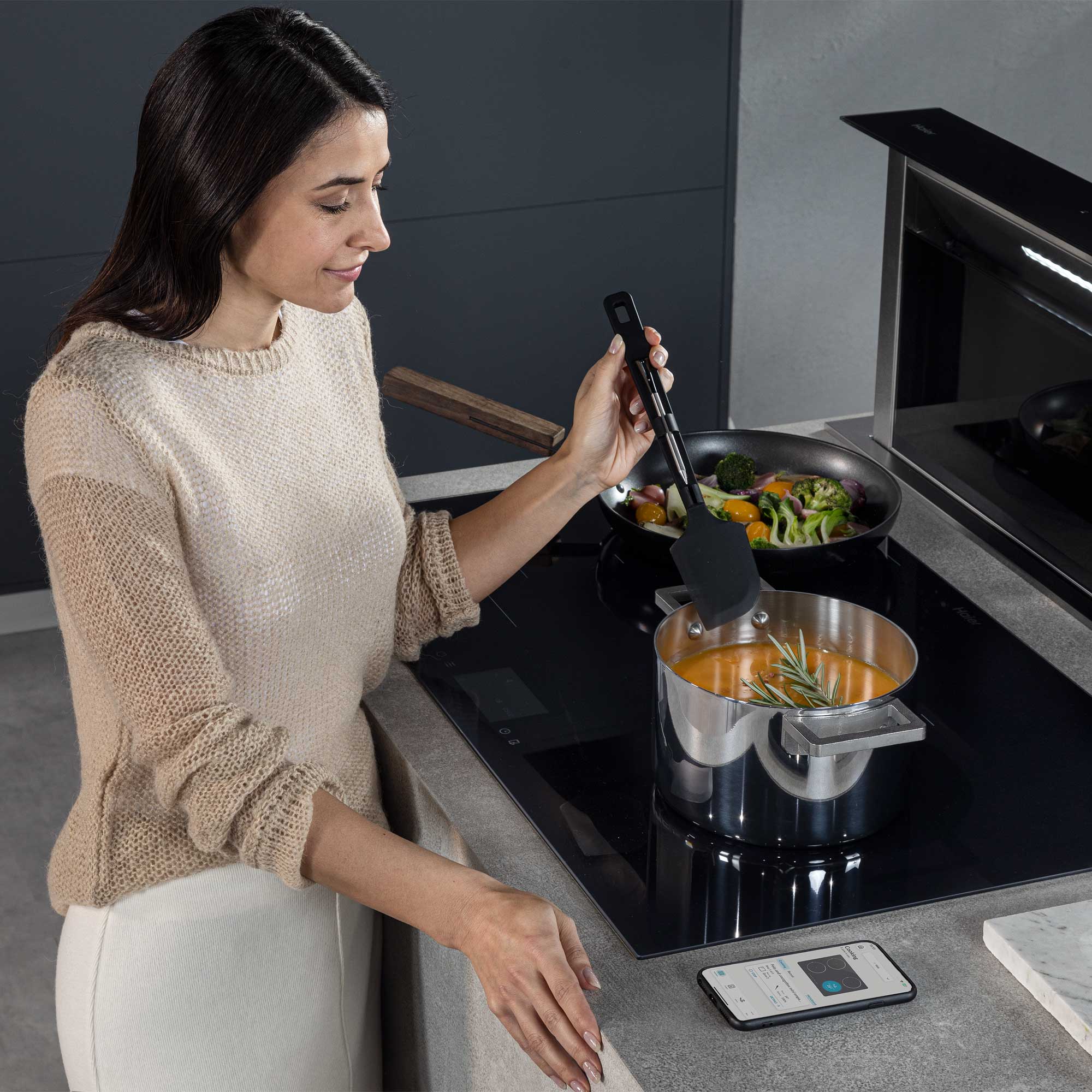 Haier Wireless Cooking Probe & Spatula
