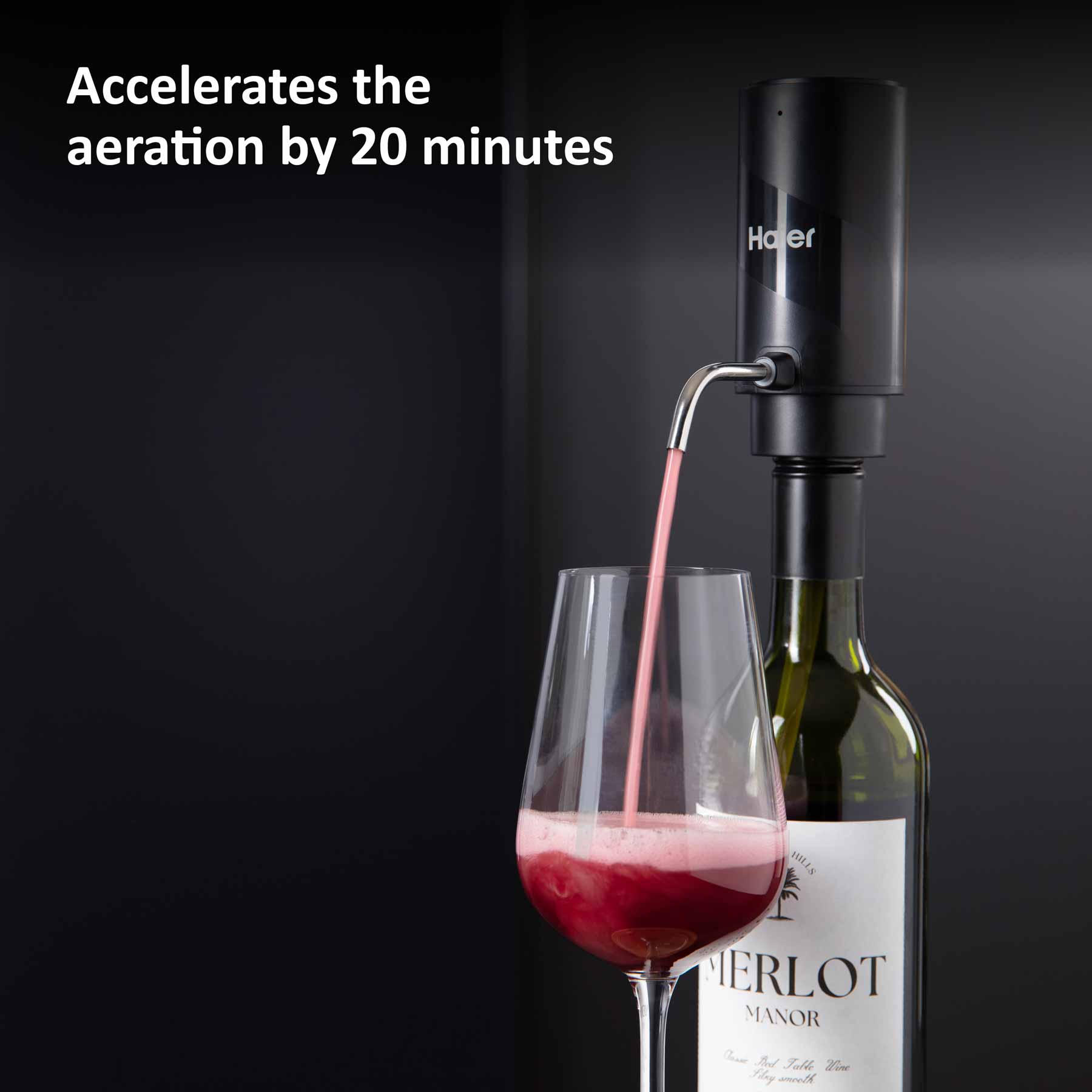 Haier Wine Gift Set: Dispenser & Aerator - Cooler Pouch