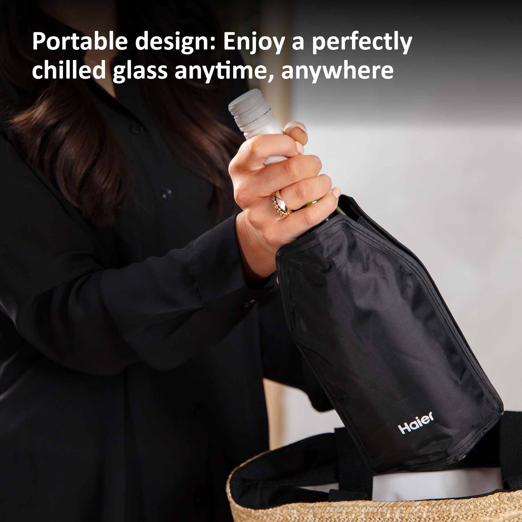Haier Wine Gift Set: Dispenser & Aerator - Cooler Pouch