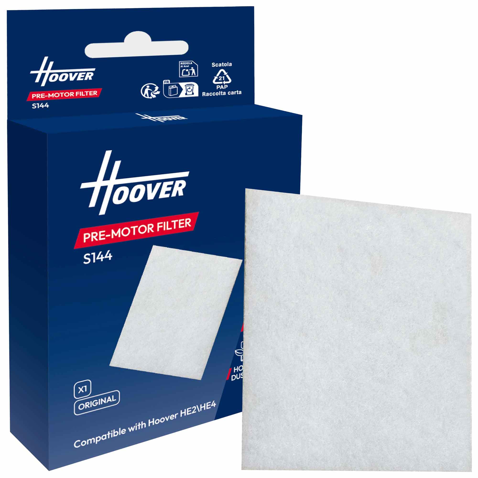 Hoover S144 Vaccum Cleaner Filter Kit