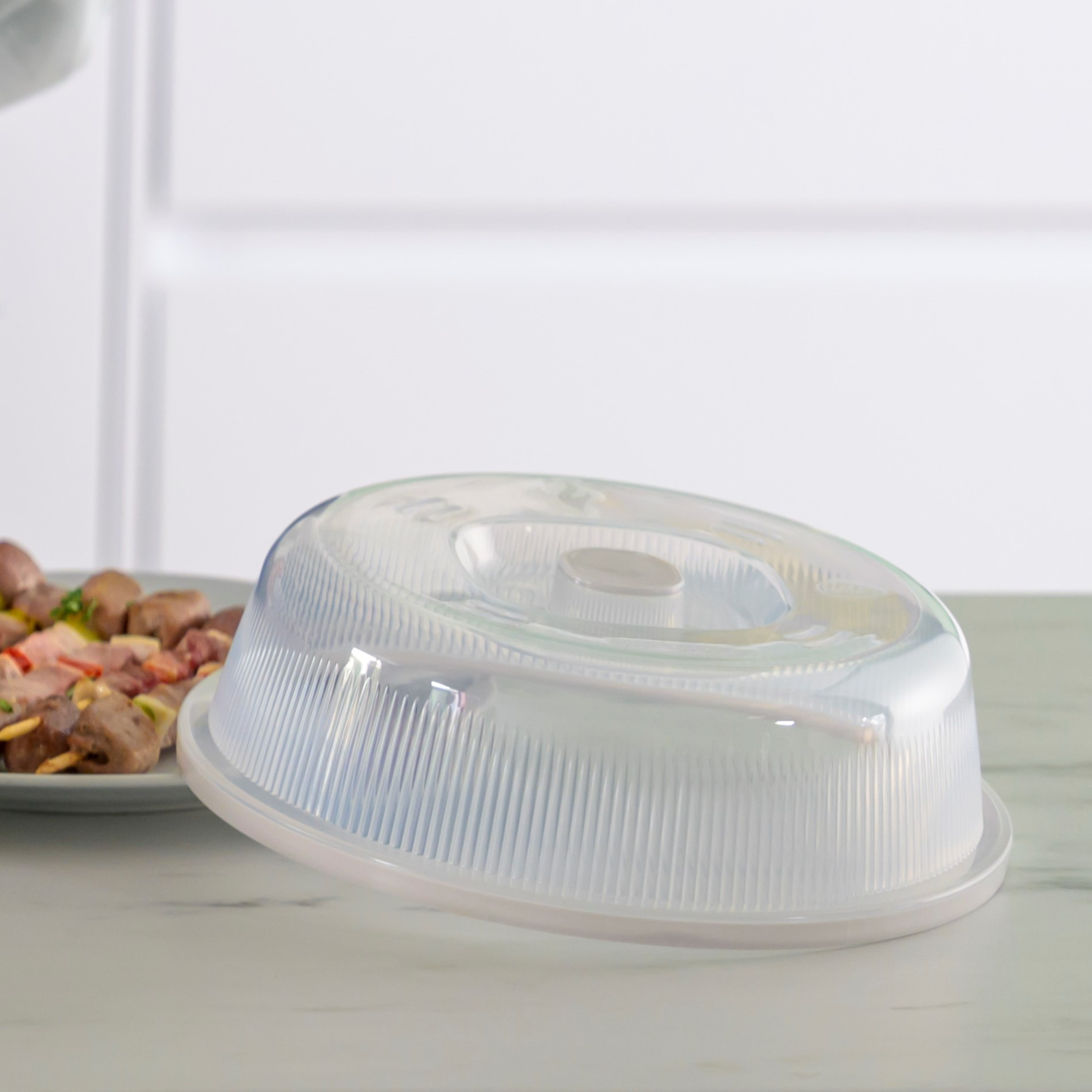 CARE + PROTECT Microwave Plate Cover, Prevent Splashes