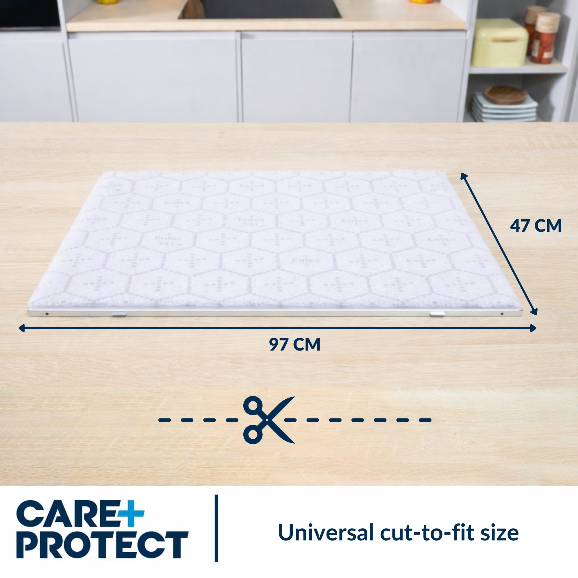 Universal Cut to Fit Hood Filter with Saturation Indicator 140g/m2
