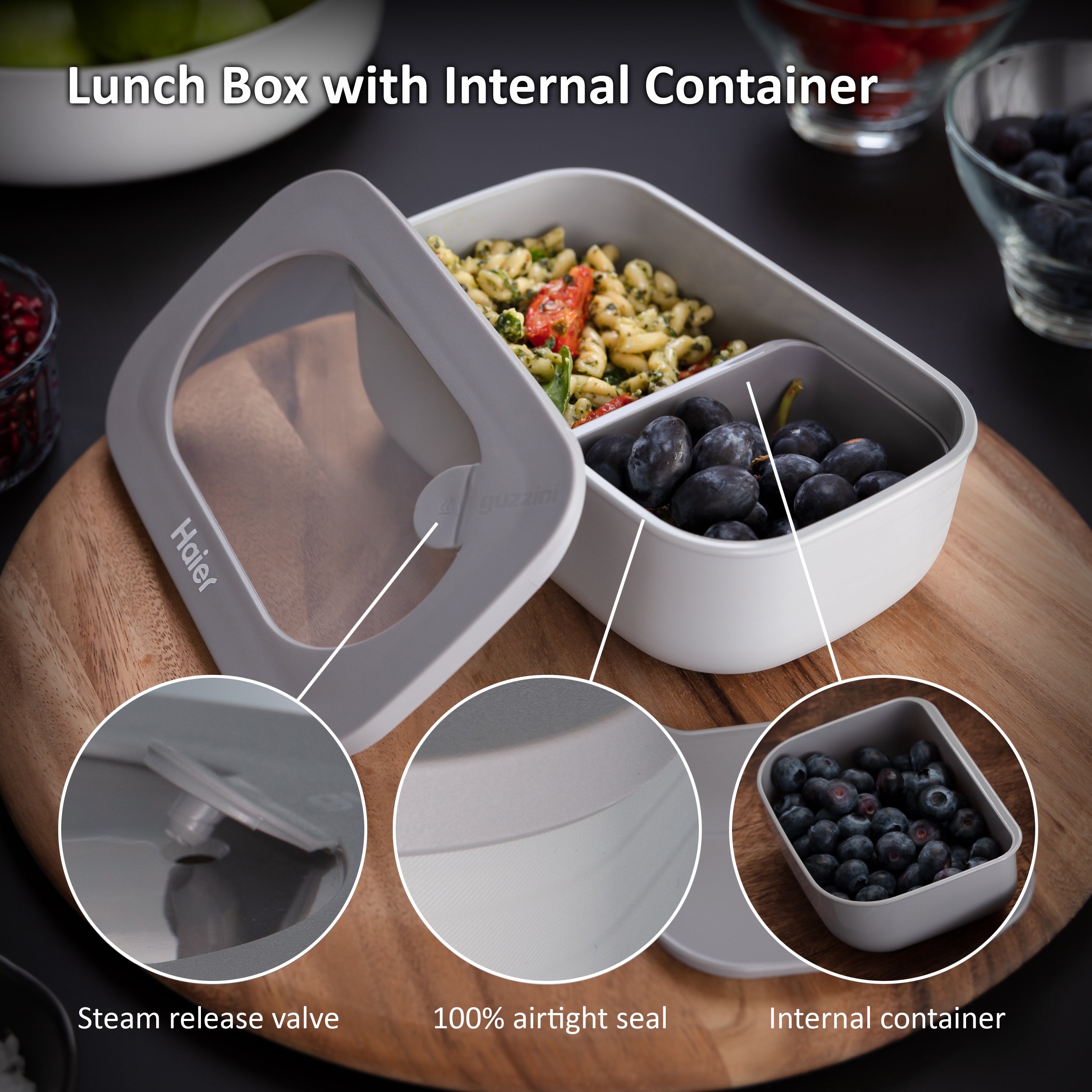 Haier By Guzzini Lunch box with inner container