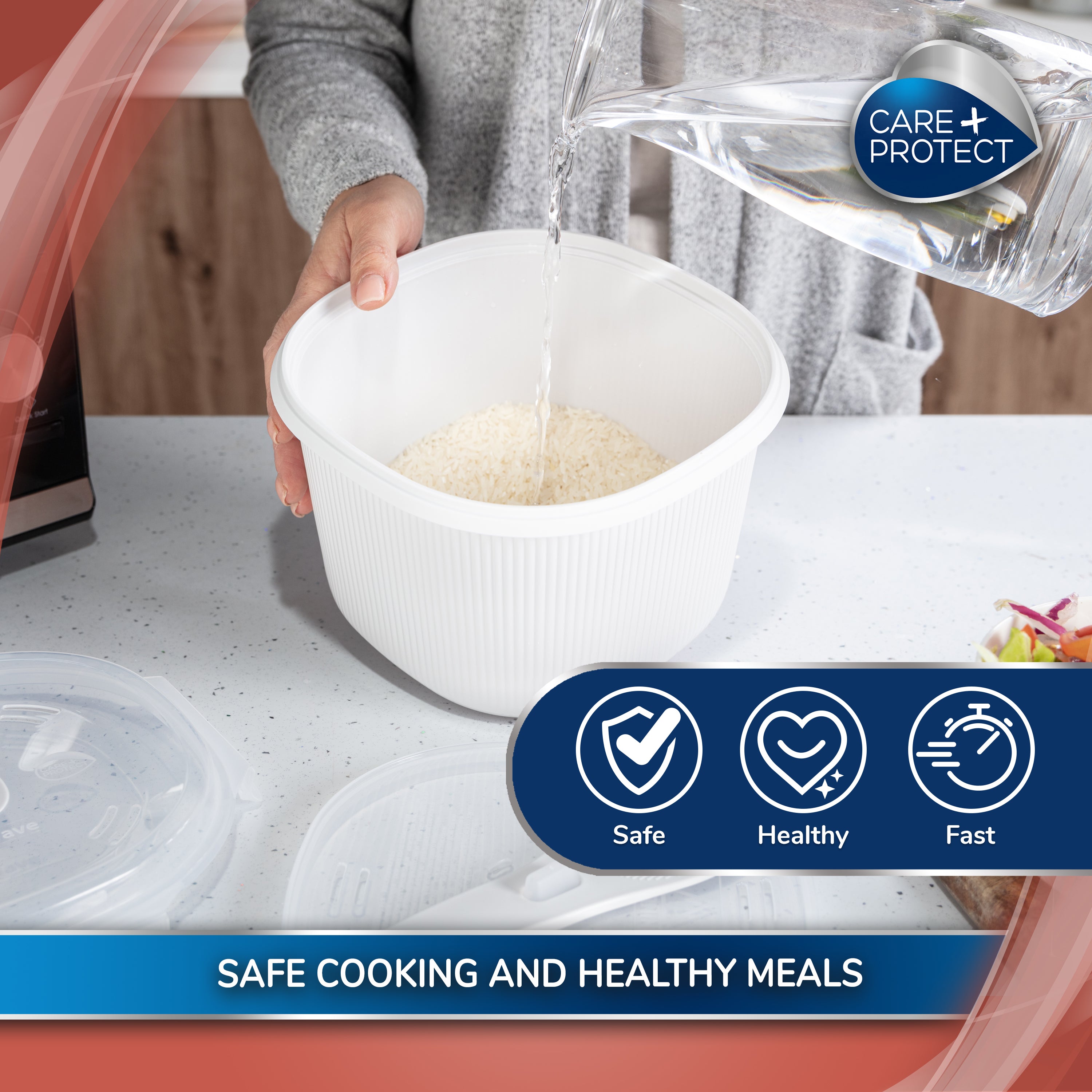 CARE + PROTECT Rice & Cereals Cooker