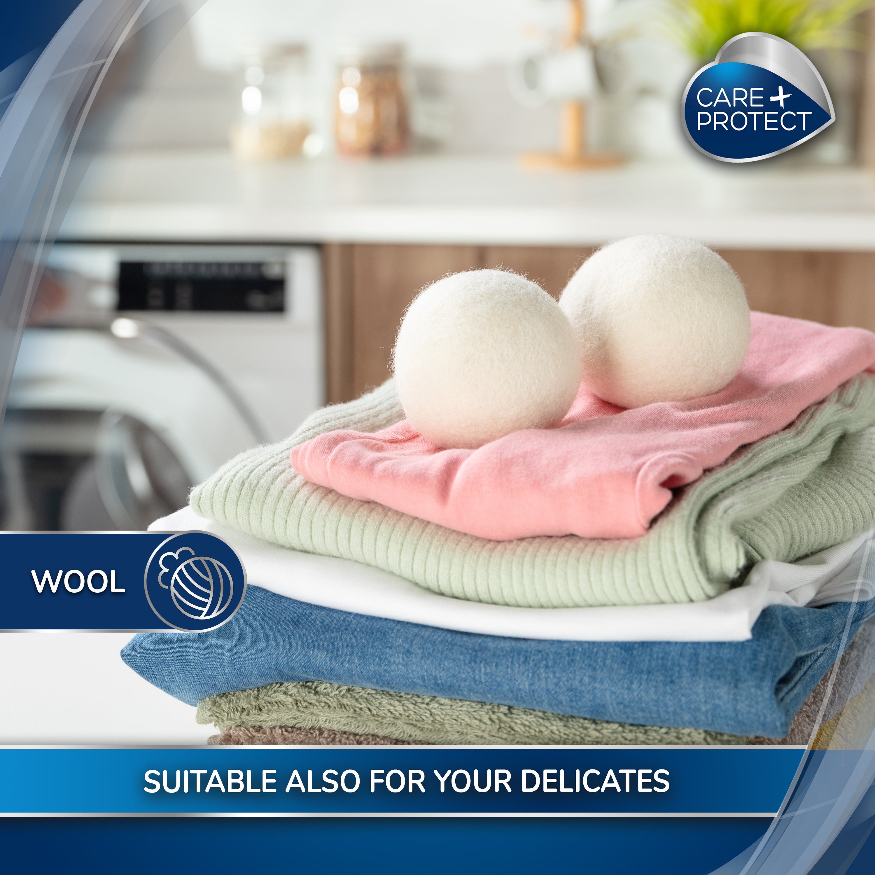 Universal Stacking Kit and Wool Dryer Balls Bundle