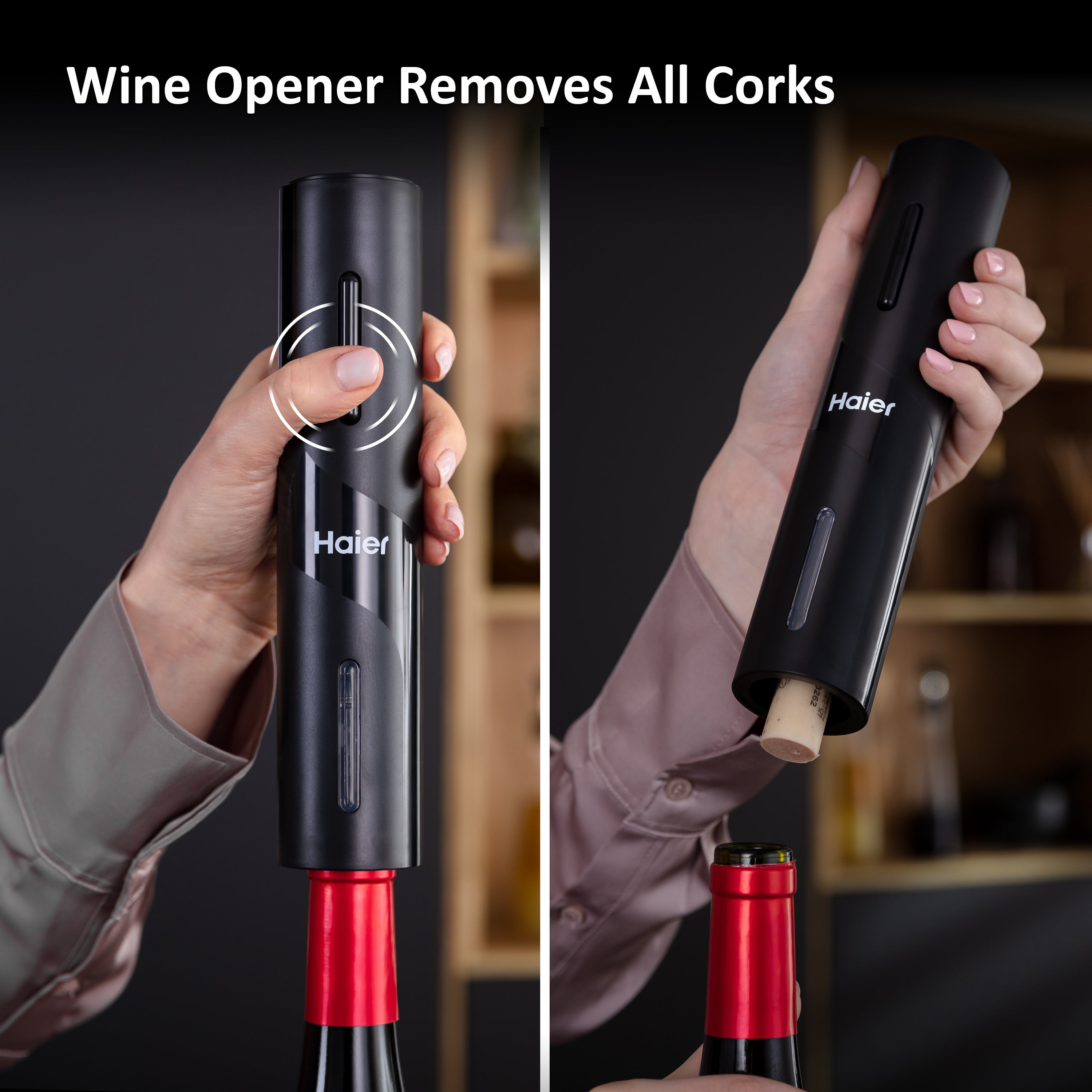 Haier Battery-Powered Electric Wine Set
