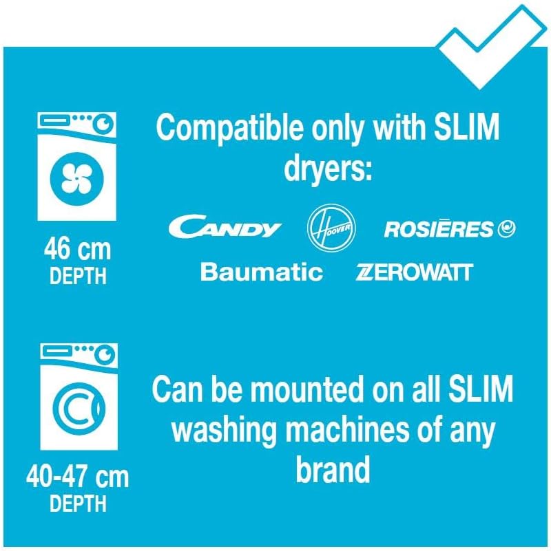 Stacking Kit for Slim Washing Machines and Dryers