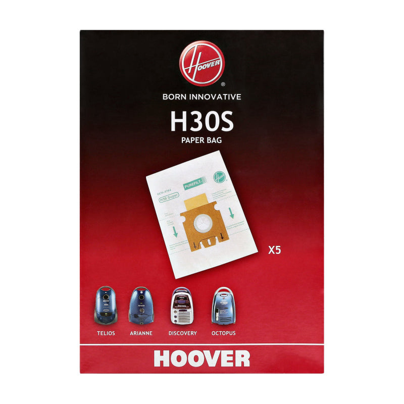 10 Sacs pour Aspirateur Hoover H81 Telios Extra