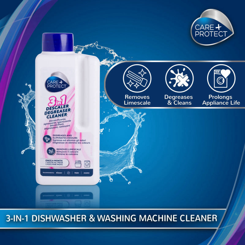 Universal 3-in-1 Cleaner Liquid for Dishwasher and Washing Machine